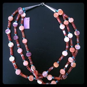 Native American Beaded Necklace Handmade